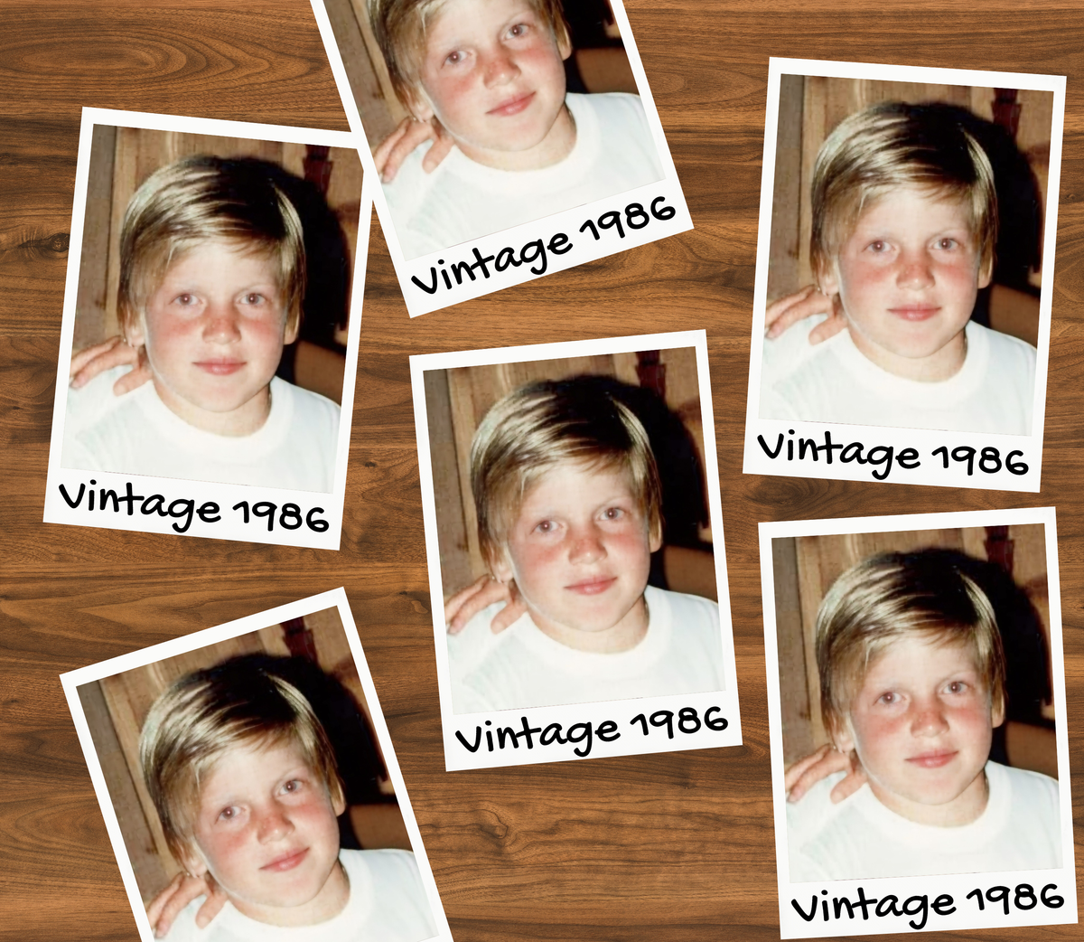 Vintage Custom Photo Stickers or Confetti