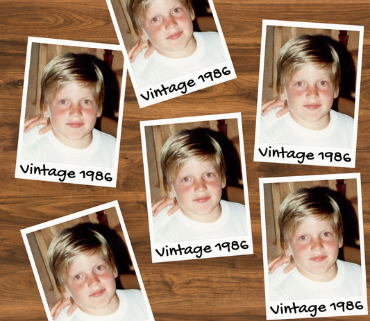 Vintage Custom Photo Stickers or Confetti