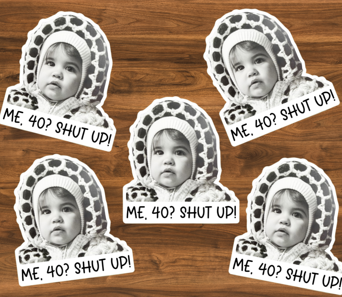Vintage Birthday Stickers