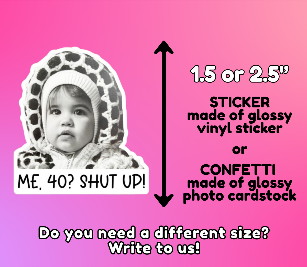 Vintage Birthday Stickers