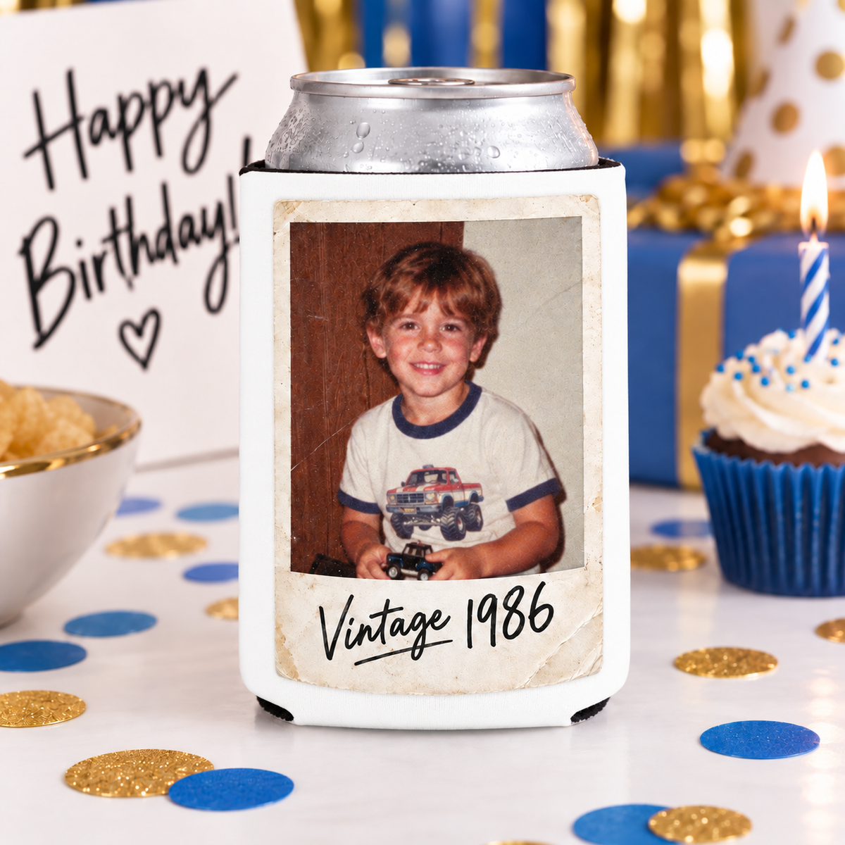 Custom Photo Can Cooler