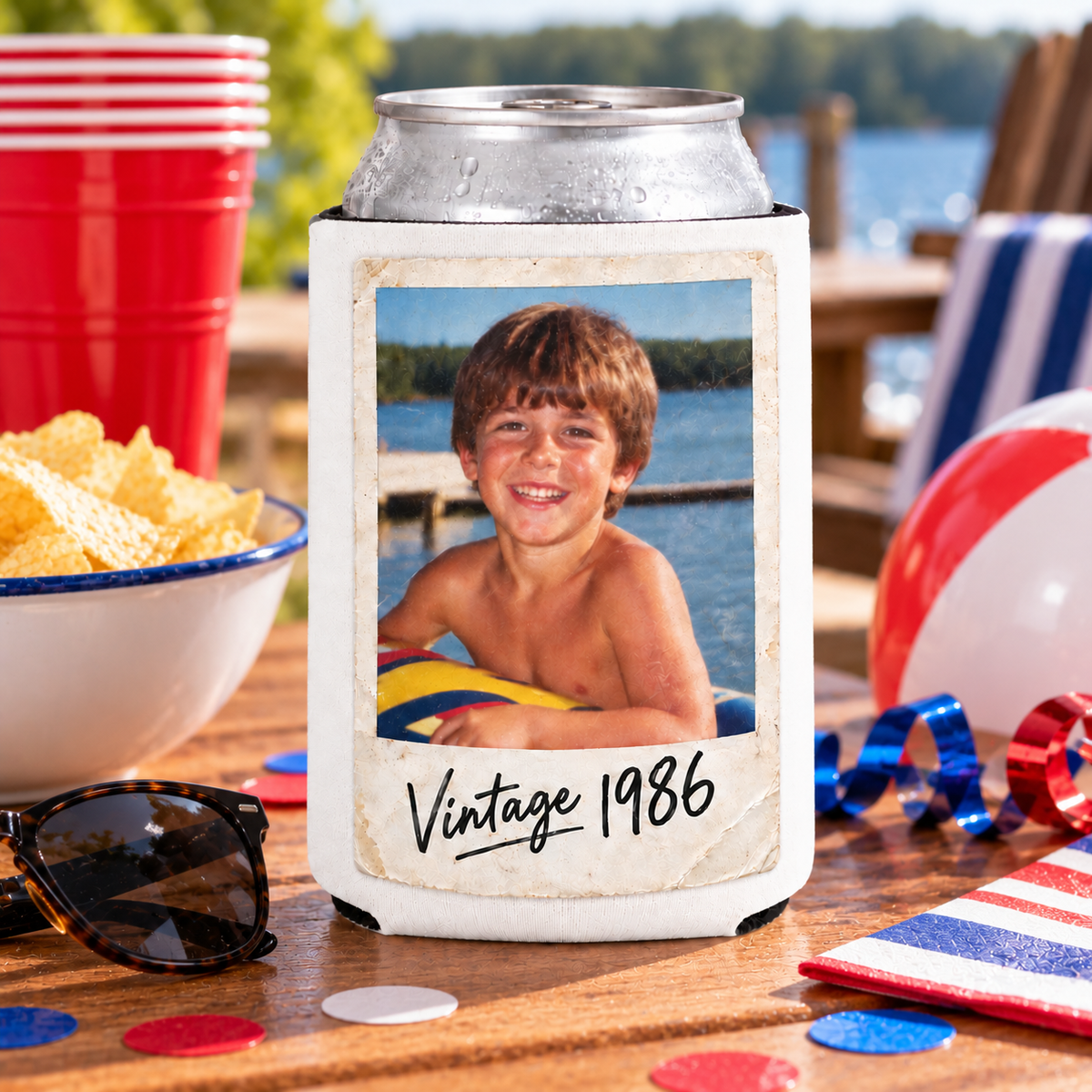 Custom Photo Can Cooler