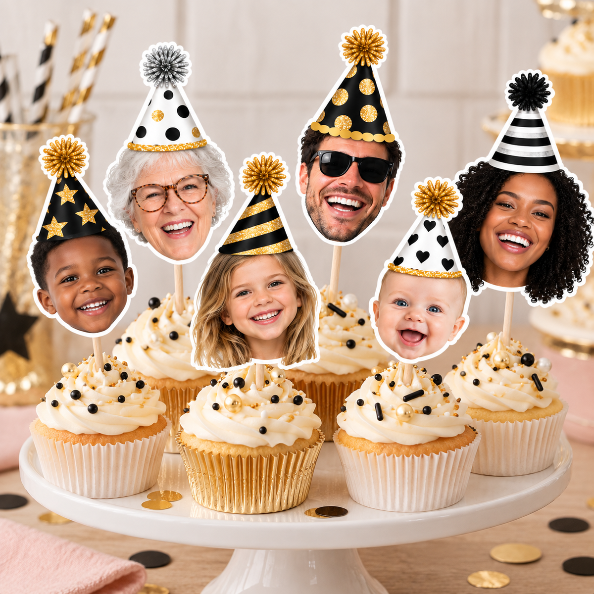 Birthday Face Stickers