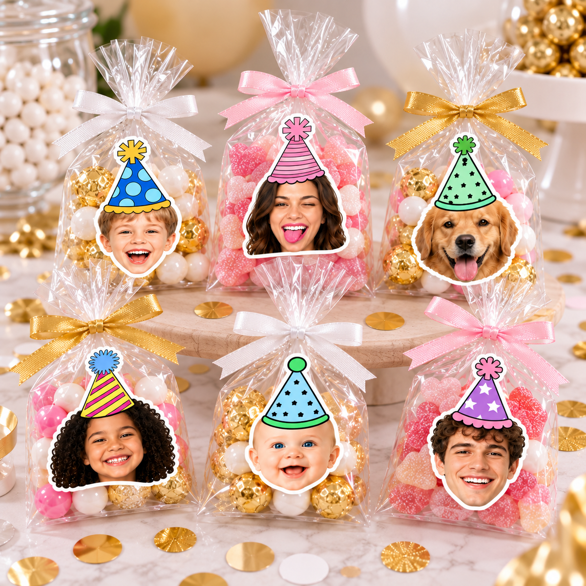 Birthday Face Stickers